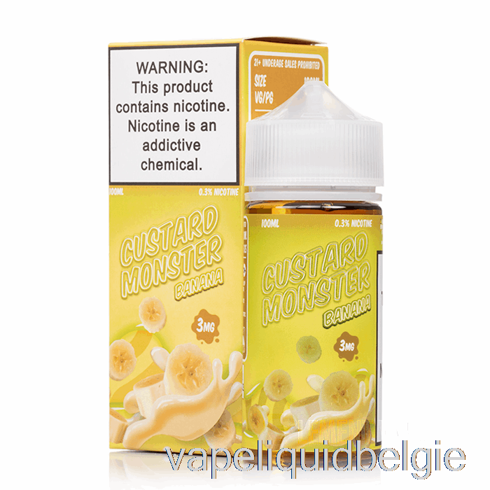 Vape Vloeibare Banaan - Vlamonster - 100ml 0mg